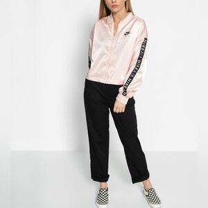 ✔️NIKE- Women’s Pink Satin Track Jacket, XL